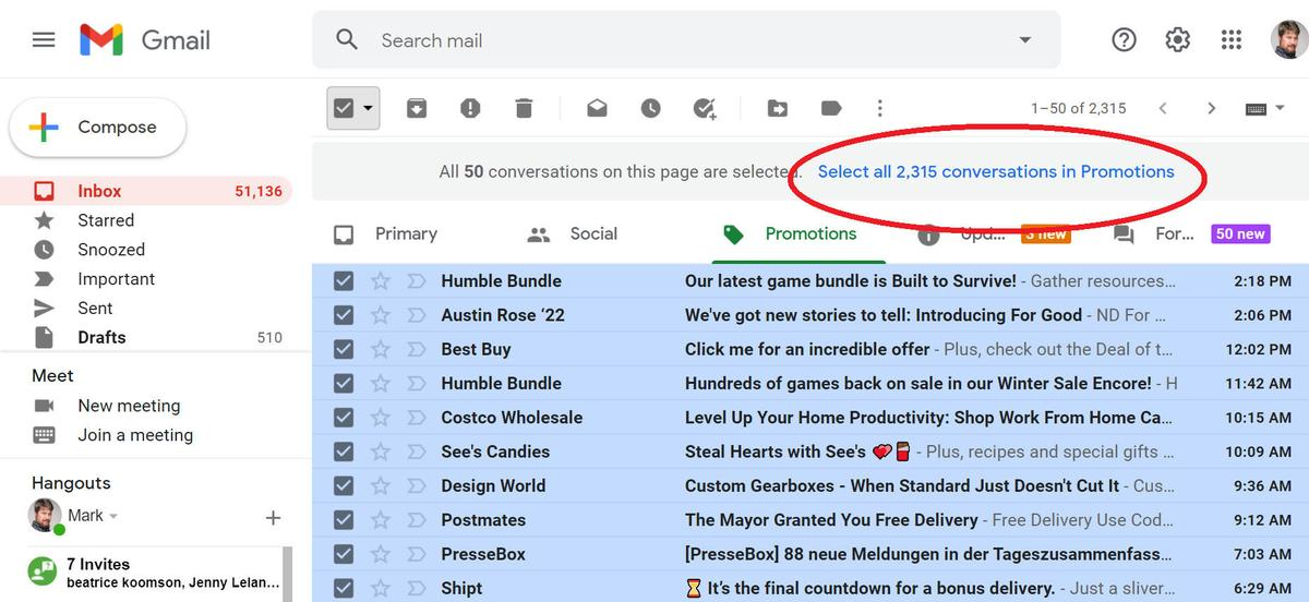 ¿Cómo vaciar la papelera de reciclaje de Gmail?
