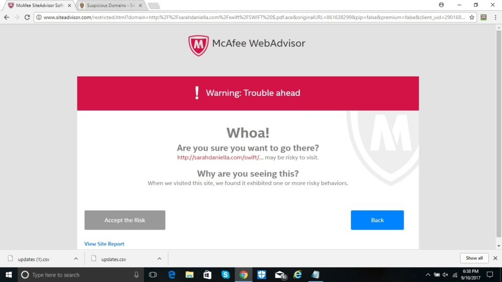 ¿Cómo puedo solucionar el error al instalar McAfee Antivirus?